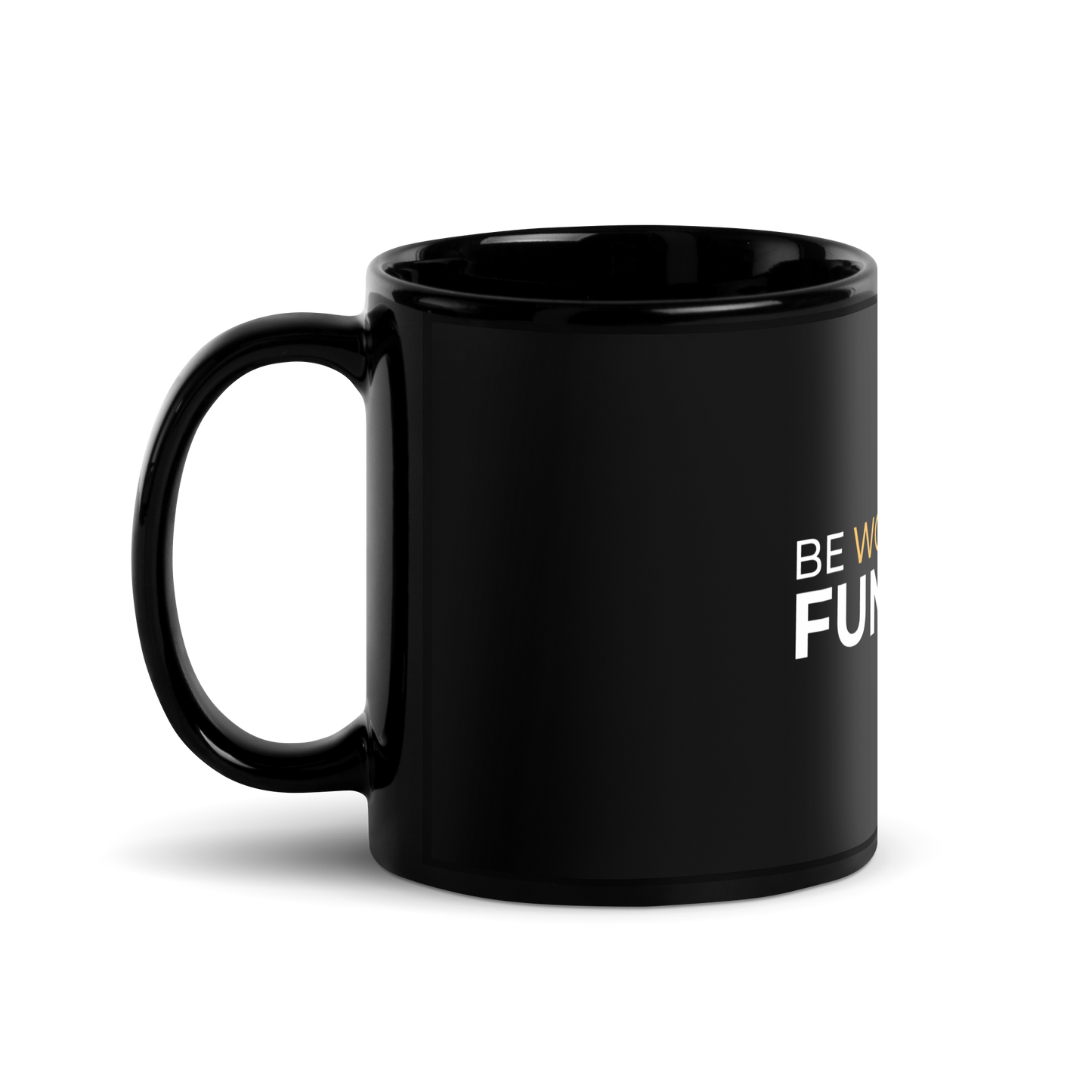 Black Glossy Mug BWF