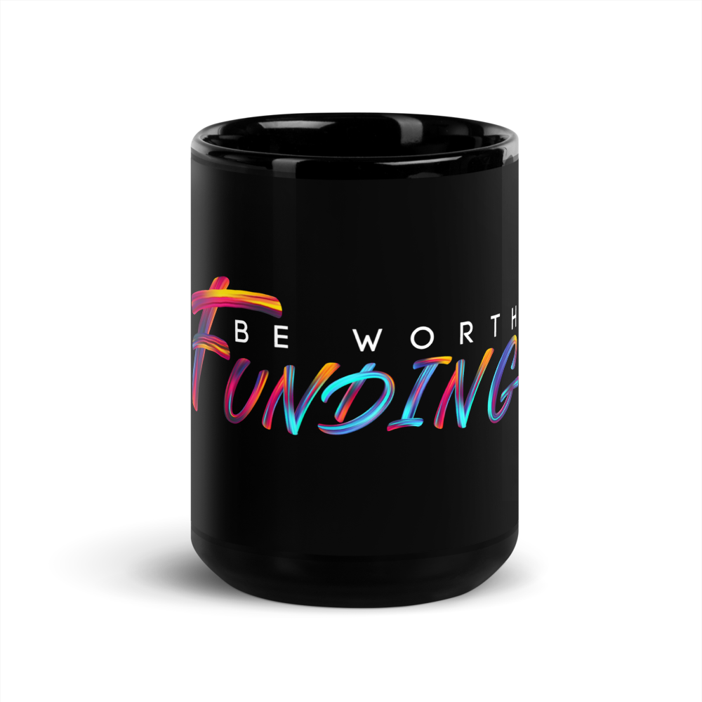BWF Graffiti Black Glossy Mug