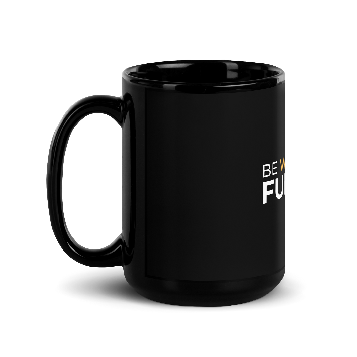 Black Glossy Mug BWF