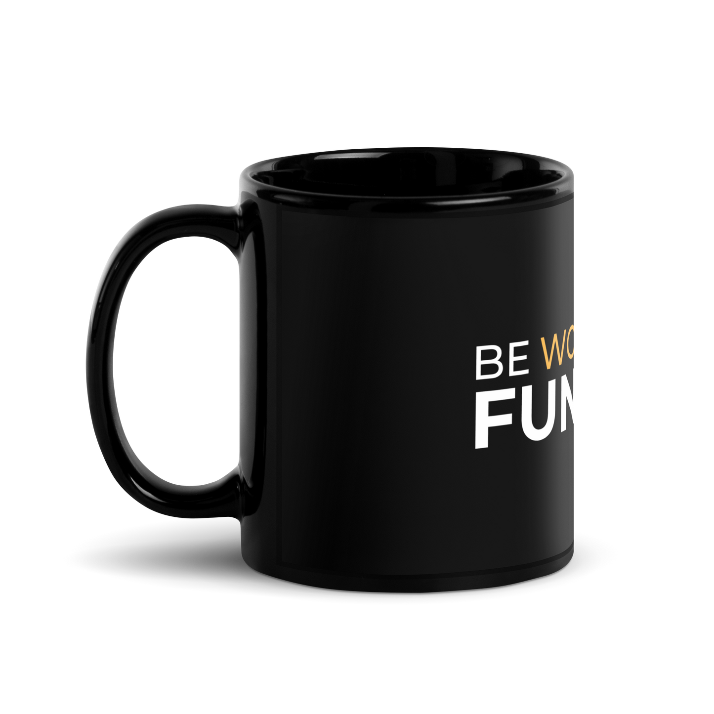 Black Glossy Mug  BWF